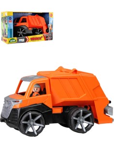 LENA TRUXX 2 auto popeláři funkční set s figurkou plast v krabici