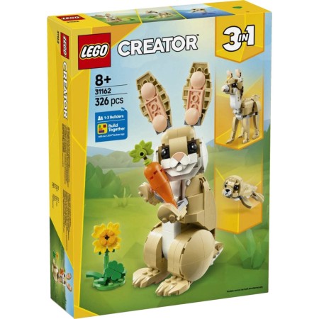 LEGO CREATOR Roztomilý králíček 3v1 31162 STAVEBNICE