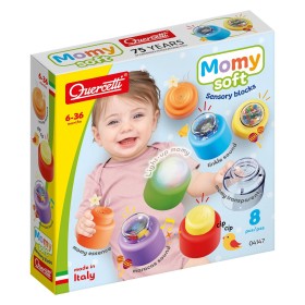 QUERCETTI Momy Soft měkké senzorické baby kostky set 8ks pro miminko