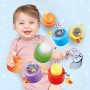 QUERCETTI Momy Soft měkké senzorické baby kostky set 8ks pro miminko