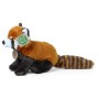 PLYŠ Panda červená 20cm sedící Eco-Friendly *PLYŠOVÉ HRAČKY*
