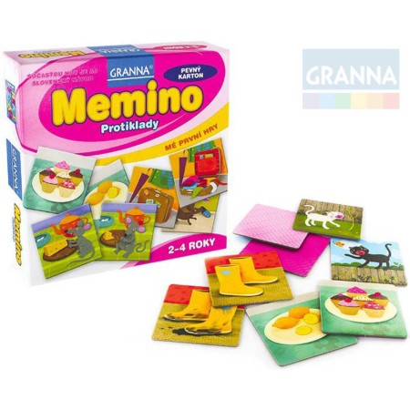GRANNA Hra Memino protiklady *SPOLEČENSKÉ HRY*