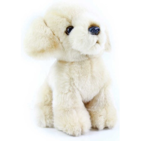 PLYŠ Pes Labrador 18cm bílý *PLYŠOVÉ HRAČKY*
