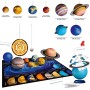 RAVENSBURGER Puzzle 3D Sluneční soustava 8x puzzleball 522 dílků plast