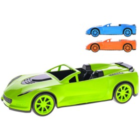 Auto sportovní kabriolet 39cm volný chod 3 barvy v síťce plast