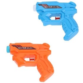 Pistole dětská vodní stříkací 13cm na vodu 2 barvy plast