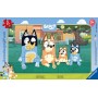 RAVENSBURGER Puzzle deskové Bluey 15 dílků 25x15cm skládačka