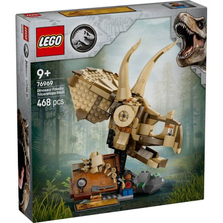 LEGO JURASSIC WORLD Dinosauří fosilie: Lebka triceratopse 76969 STAVEBNICE