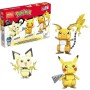 MEGA CONSTRUX Pokémon Pikachu / Pichu / Raichu 3v1 STAVEBNICE
