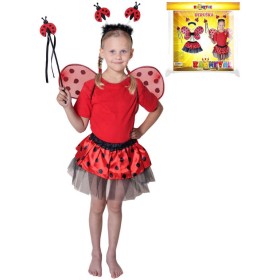 KARNEVAL Šaty beruška set s doplňky (3-10 let) KOSTÝM