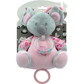 PLYŠ Usínaček koala růžová 18cm na natažení s melodií *PLYŠOVÉ HRAČKY*