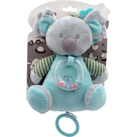 PLYŠ Usínaček koala modrá 18cm na natažení s melodií *PLYŠOVÉ HRAČKY*