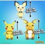MEGA CONSTRUX Pokémon Pikachu / Pichu / Raichu 3v1 STAVEBNICE