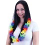 KARNEVAL Hawaii náhrdelník 100cm duhový *KARNEVALOVÝ DOPLNĚK*
