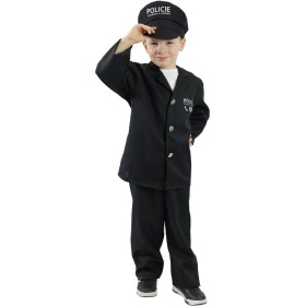 KARNEVAL Šaty Policista vel. S (110-116cm) 4-6 let Eko *KOSTÝM*