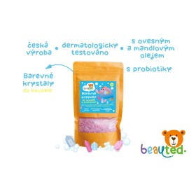 Krystaly šumivé do koupele s probiotiky