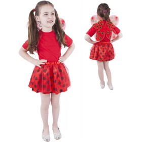 KARNEVAL Sukýnka TUTU beruška s křídly (104-150 cm) 3-10 let KOSTÝM