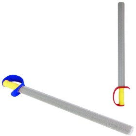 Meč soft pěnový 64cm měkký 2 barvy v sáčku