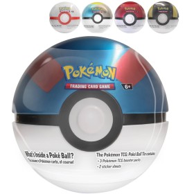 Pokémon TCG: Poké Ball Tin 2024 Reprint set 3x booster 5 druhů