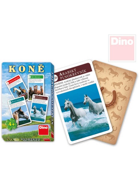DINO HRA Karetní Kvarteto Koně *SPOLEČENSKÉ HRY*