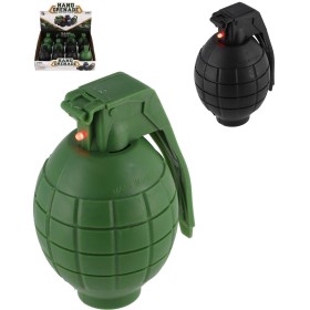 Granát dětský ruční vojenský 10cm na baterie Světlo Zvuk 2 barvy plast
