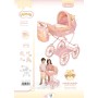 DECUEVAS Kočárek Honey 2025 skládací s taškou pro panenku miminko