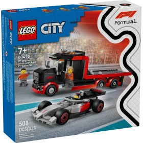 LEGO CITY Výstavní náklaďák + závodní auto Audi F1 60493 STAVEBNICE