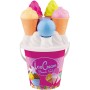 ANDRONI Výroba zmrzliny a cupcake set kyblík s formičkami na písek 14ks 2 barvy
