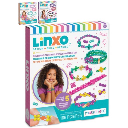 MAKE IT REAL LinXo Výroba šperků kreativní sada 3 druhy