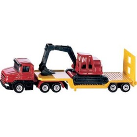 SIKU Auto nakladač set s přívěsem a bagrem kovový model 1611