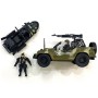 Vojenská army sada figurky s vojenskými vozidly a doplňky 3 druhy plast