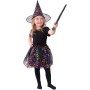KARNEVAL Šaty čarodějnice tutu hvězdičky + klobouk *KOSTÝM*