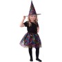 KARNEVAL Šaty čarodějnice tutu hvězdičky + klobouk *KOSTÝM*