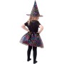 KARNEVAL Šaty čarodějnice tutu hvězdičky + klobouk *KOSTÝM*