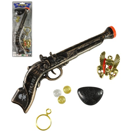 KARNEVAL Pirátský set pistole s doplňky *KARNEVALOVÝ DOPLNĚK*