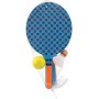 Soft líný tenis / badminton set 2 barevné pálky s míčkem a košíčkem 2v1