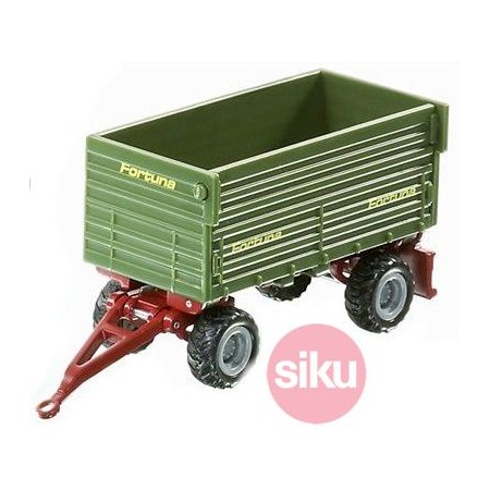SIKU Dvouosý zemědělský přívěs Fortuna KOV + PLAST