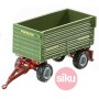 SIKU Dvouosý zemědělský přívěs Fortuna KOV + PLAST
