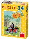 DINO Minipuzzle 54 dílků Krtek (Krteček) 20x13cm 8 druhů skládačka