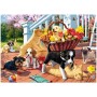 DINO Puzzle 1000 dílků Štěňata skrytá tajemství 66x47cm skládačka v krabici
