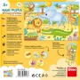 DINO Puzzle maxi baby První hraní Africká zvířátka 47x33cm 15 dílků XL