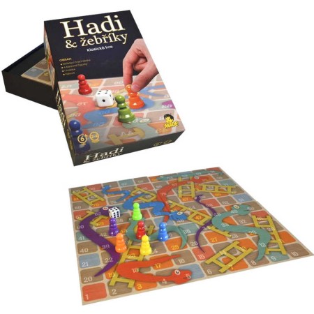 Hra Hadi a žebříky luxusní edice *SPOLEČENSKÉ HRY*