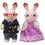 Sylvanian Families Chocolate králíci babička a dědeček set 2 figurky v krabici