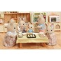 Sylvanian Families rodina mléčných králíků set 4 figurky v krabici
