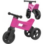 Odrážedlo Funny Wheels 2v1 dětské odstrkovadlo tříkolka / 2 kola RŮŽOVÉ plast