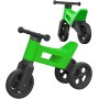 Odrážedlo Funny Wheels 2v1 dětské odstrkovadlo tříkolka / 2 kola ZELENÉ plast