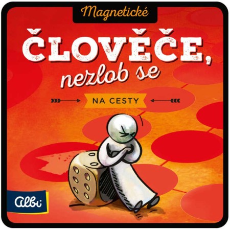 ALBI HRA Člověče, nezlob se! magnetické na cesty *SPOLEČENSKÉ HRY*