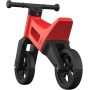 Odrážedlo Funny Wheels 2v1 dětské odstrkovadlo tříkolka / 2 kola ČERVENÉ plast