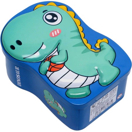 Pokladnička kovová 3D dinousaurus dětská kasička 3 druhy