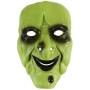 KARNEVAL Maska čarodějnice zelená plastová *KARNEVALOVÝ DOPLNĚK*